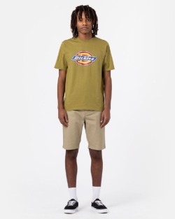 3206 KHAKI DICKIES P3 M WRKSHRT SLIMFLEX