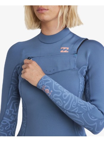 4664 BILLABONG - SINERGY NATURAL CHEST ZIP LS 2M - WETSUITS